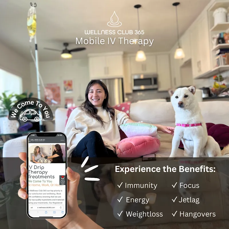IV therapy at Wellness Club 365 in Los Angeles CA